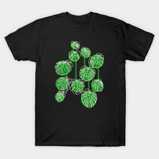 Monstera Deliciosa T-Shirt by pencilnekarts